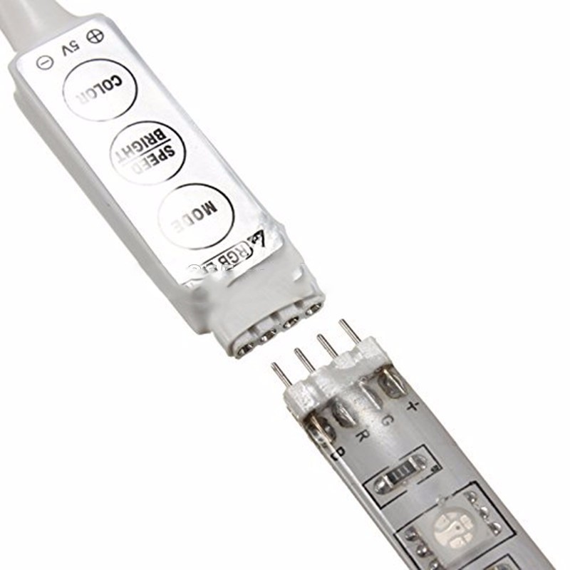 Mood Light Led Strip 5050 RGB with USB Controller (1Meter) - White