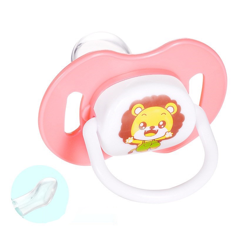 Empeng bayi/BAYI/Dot Bayi/Empeng Bayi Biasa/EMPENG DOT-Kepala datar pink