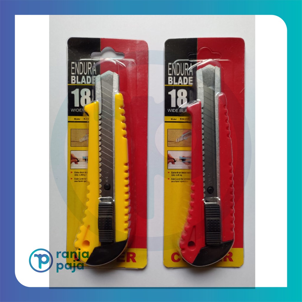 

Cutter Knife Besar 18mm / Pisau Cutter Besar