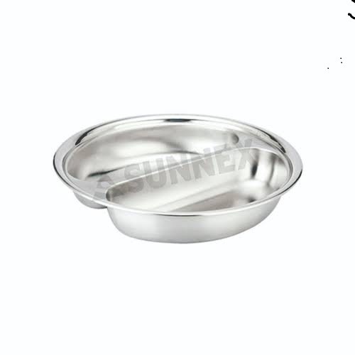Food Pan Stainless Bulat Sekat Roll Top Sunnex