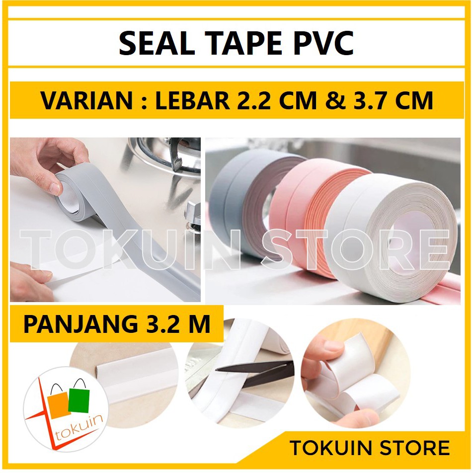 Seal Tape Protection Penutup Celah Siku Wastafel Karet Pengaman Pintu