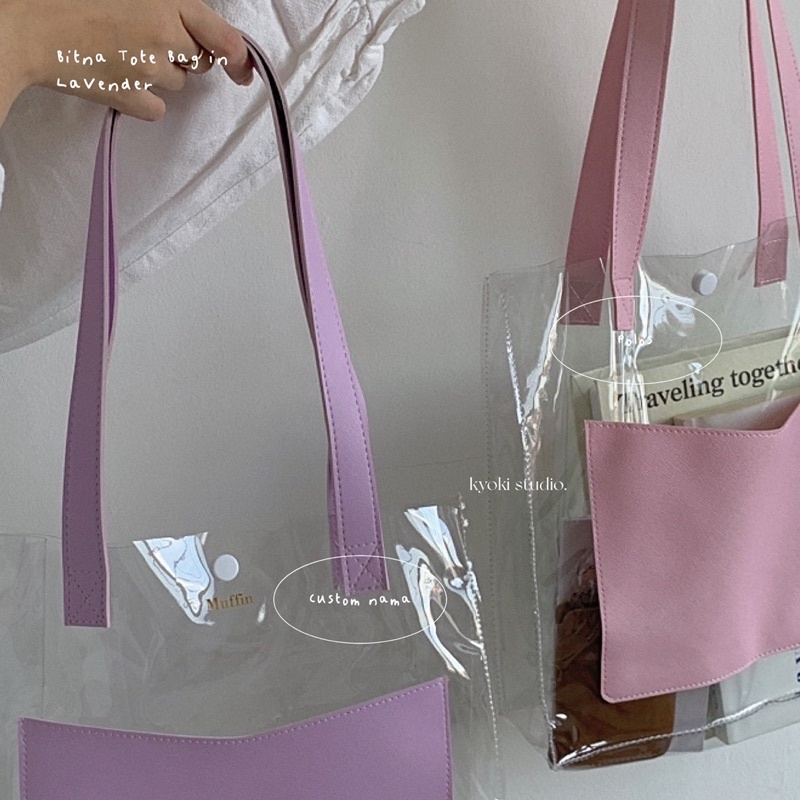 Bitna PVC Tote Bag - INS Korean Tote Bag