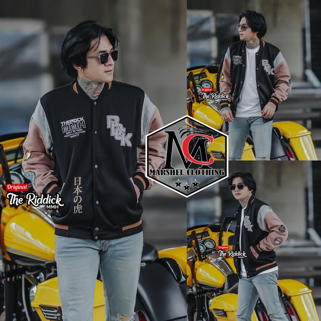 RCL - Varsity Jacket - Jaket Baseball Pria - Jaket Varsity Baseball - Jaket Varsity Tebal - Memphis