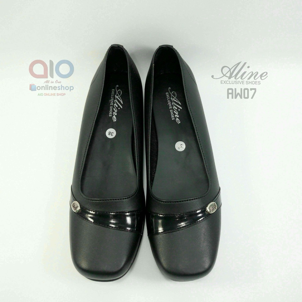 Aline Sepatu Flat Wanita Pantofel Teplek Flats Shoes Formal AW07