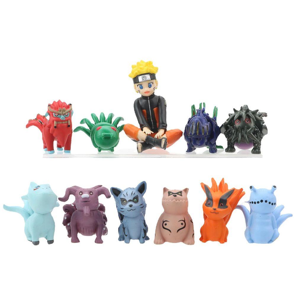 [Elegan] Naruto Figure 11Pcs/Set Ulang Tahun Anak Figure Model Dekorasi Boneka PVC Mainan Untuk Anak Angka Mainan