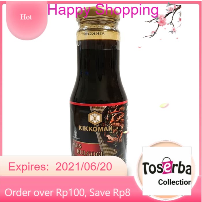 

Toserba Collection Kikkoman Bulgogi Sauce / Saus Bulgogi Halal 300 gr Bandung - Cimahi