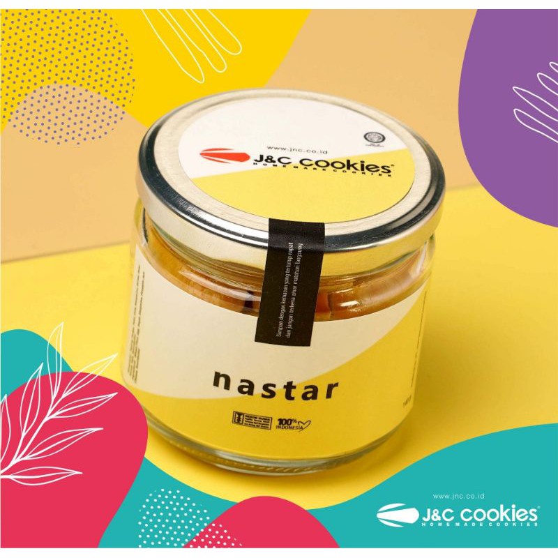 

J&C Cookies toples kaca/jar