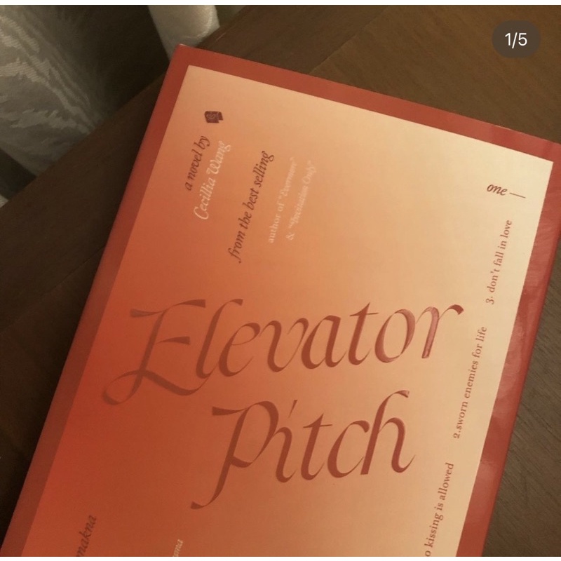 Elevator Pitch Book by Cecillia Wang