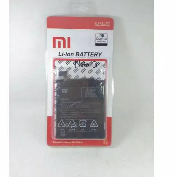 IFM Baterai Xiaomi Redmi Note 3 Original BM46 Batre Batrai Xiaumi Xiomi Redmi Not 3 [mu -487]