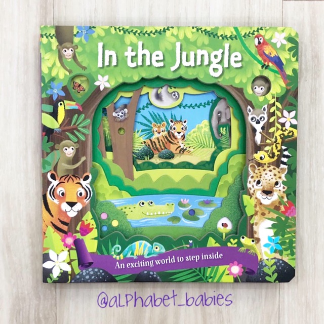 Jual In The Jungle Board Book - An Enchanting World To Step Inside ...