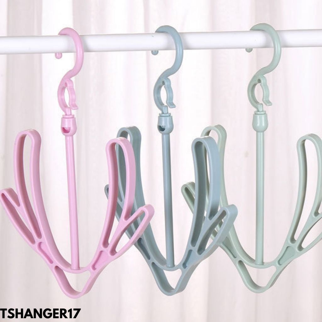 HANGER SEPATU SANDAL GANTUNGAN JEMURAN IMPORT PASTEL TSHANGER17