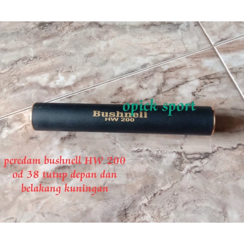 peredam bushnell hw 200 od 38 tutup depan belakang kuningan