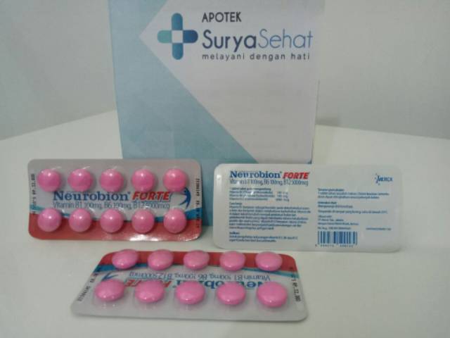 Neurobion Forte isi 10 tablet - neurobion pink