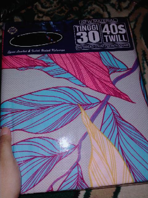 Sprei Katun All New My Love 200x200 Tinggi 30 - Amarilis Coastal Kolase  Sp200t30anml Sleepwell 200