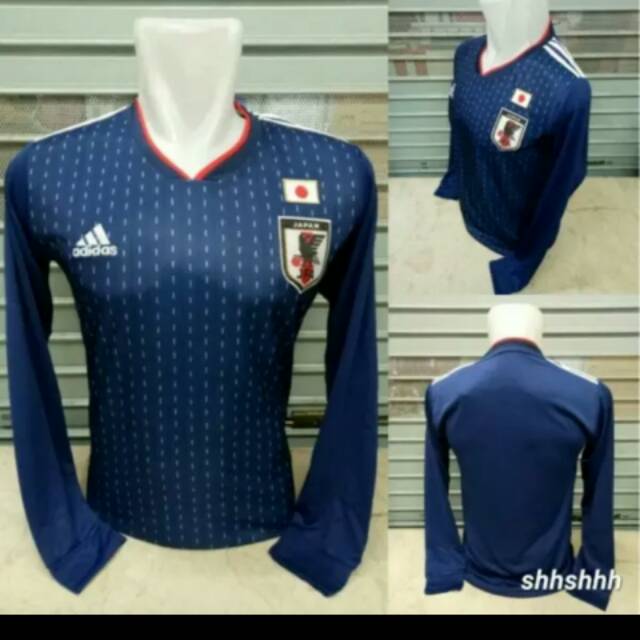 Jersey Grade Original Bola Futsal Jepang Home LS Longsleeve Lengan Panjang World Cup 2018 Kaos Murah