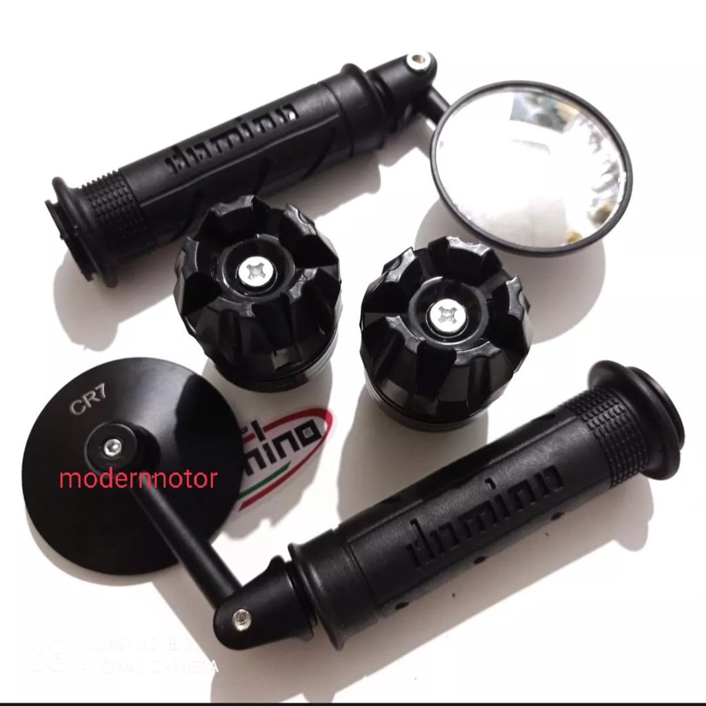 Spion jalu cembung + jalu as + Handgrip Domino Universal motor