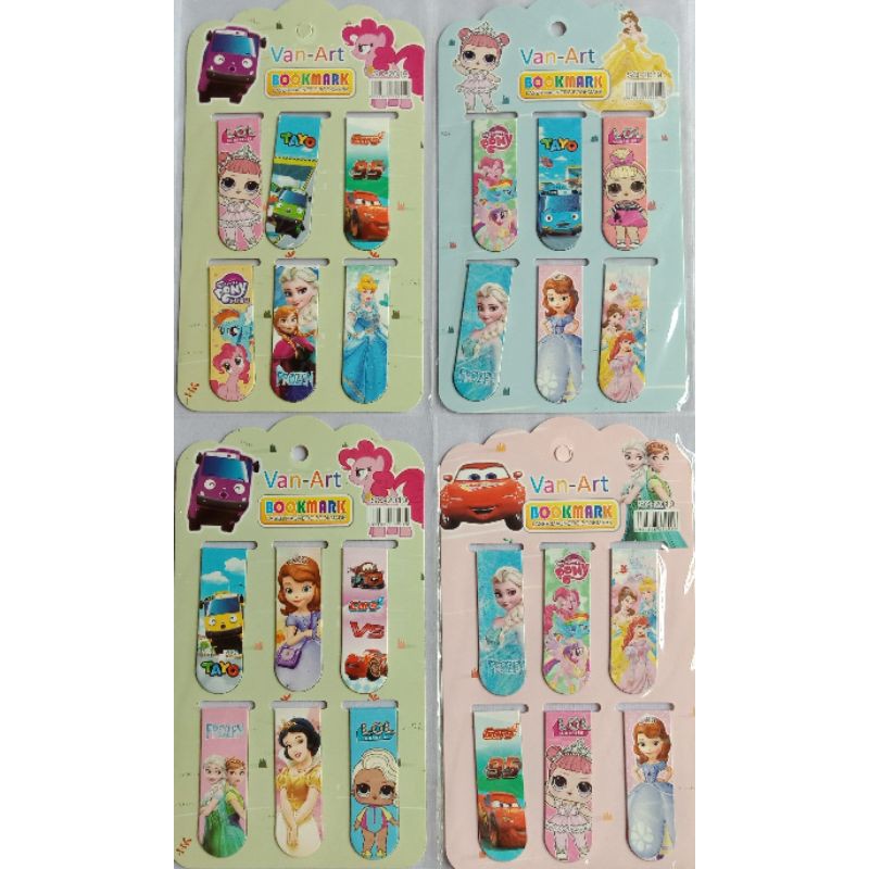 PEMBATAS BUKU BTS KECIL / PEMBATAS BUKU MAGNET BTS ISI 6