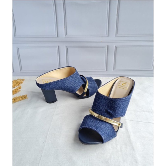 ABBUSHOES DDN 01 Sepatu Hak Tahu formica Wanita 7cm