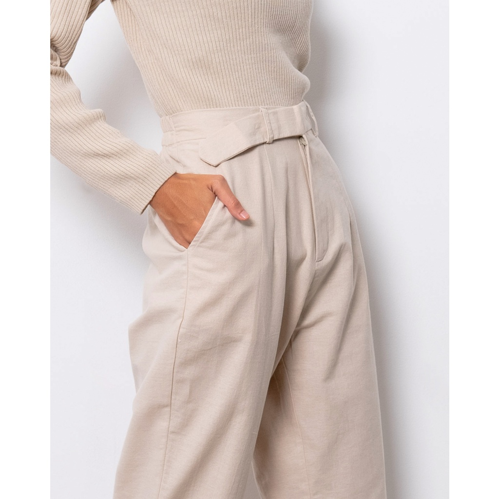 PLAIN - Lindy Linen Long Pants