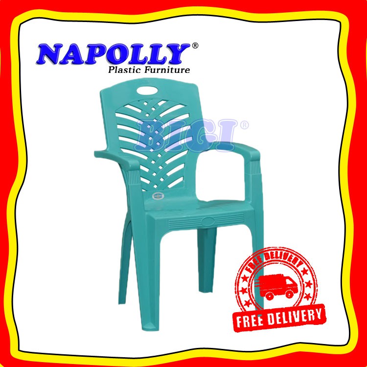 KURSI TERAS PLASTIK NAPOLLY BIG 809 BY GOJEK/GRAB
