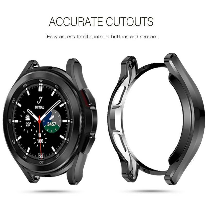 Case Pelindung Layar Bahan Tpu Ukuran 40mm 44mm 41mm 45mm Untuk Samsung Galaxy Watch Active 2 40mm 44mm