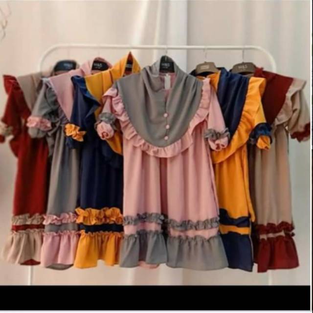 Gamis rempel anak