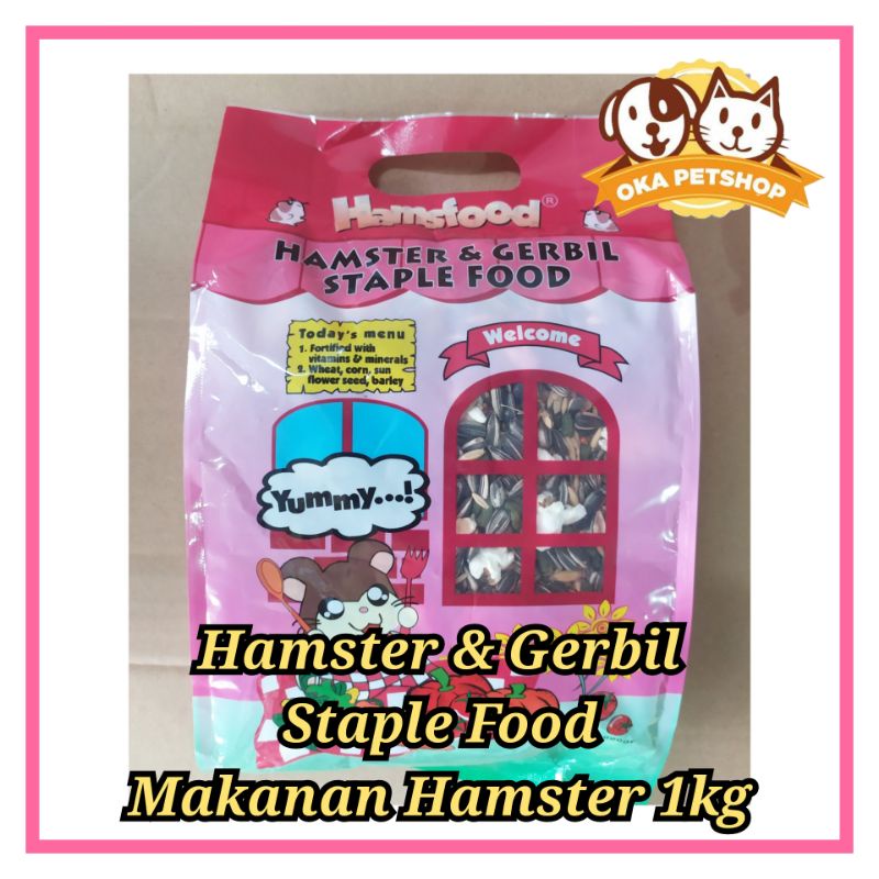 Makanan Hamster Gerbil Hamsfood 1kg / Pakan Hamster