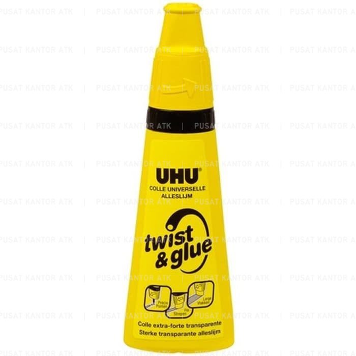 

Lem UHU All Purpose Twist&Glue 90 ml Perekat Serbaguna Perekat