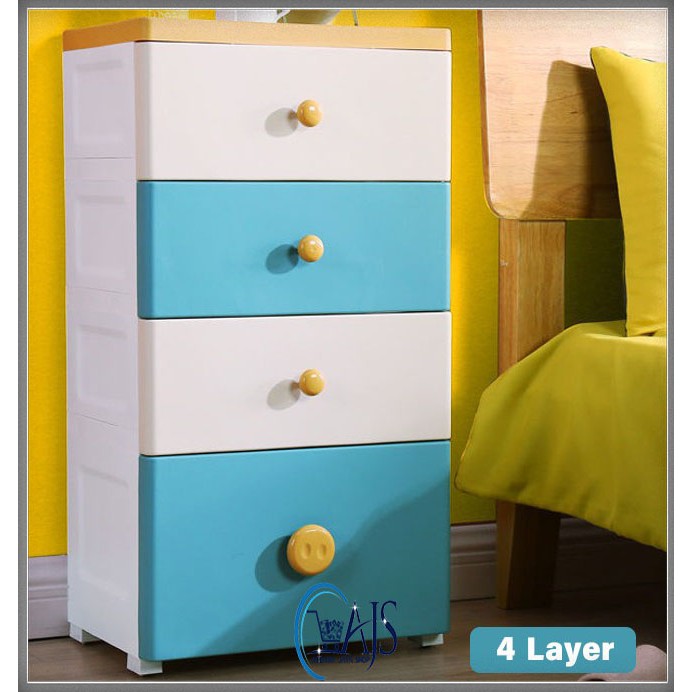 Lemari Laci Lemari Plastik 4 SUSUN