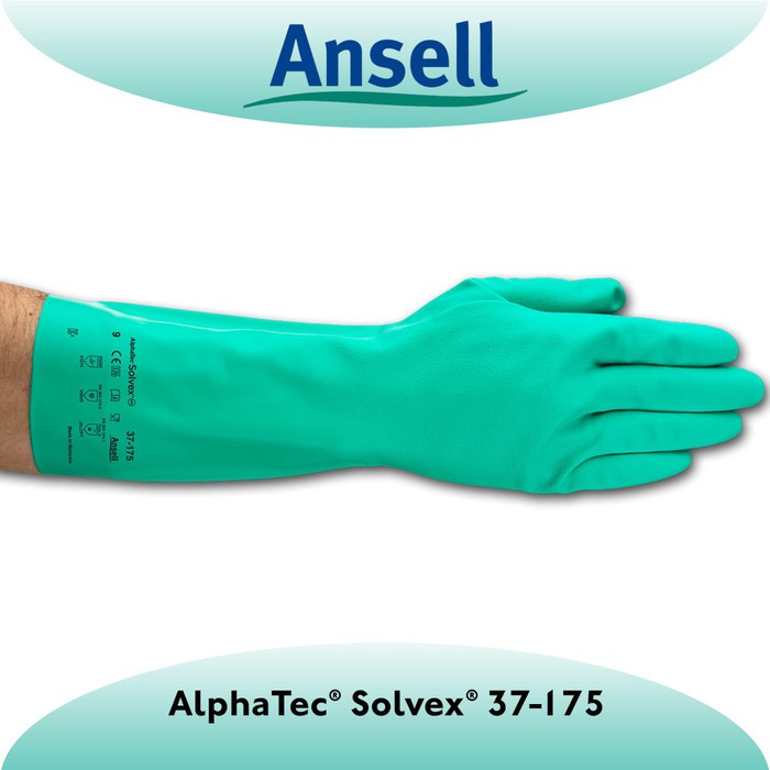 Sarung Tangan Ansell AlphaTec Solvex 37-175 - Chemical Protection