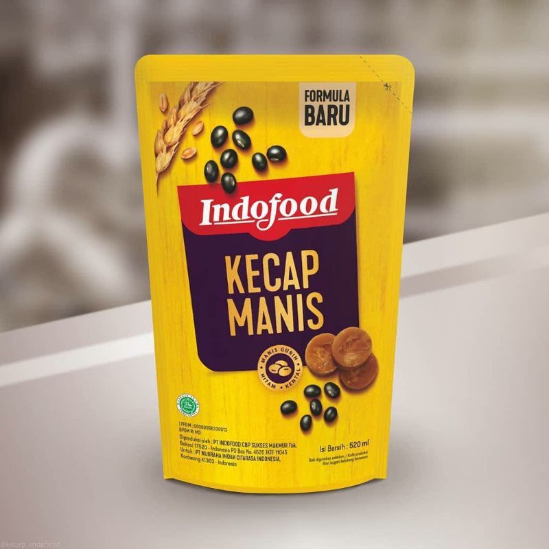 

[COD] Kecap Indofood Manis 520 ML Tanpa Indomie goreng