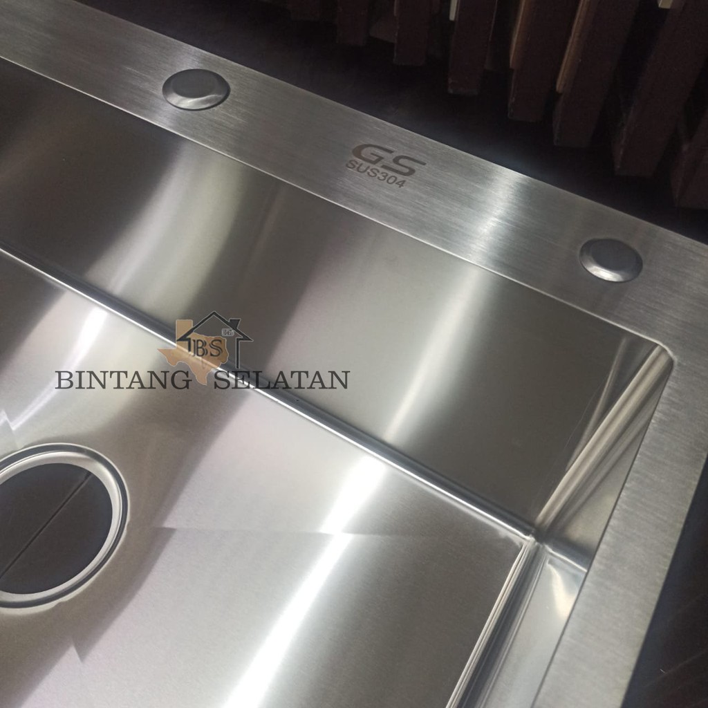 KITCHEN SINK/ BAK CUCI PIRING STAINLESS STEEL GS 65X45