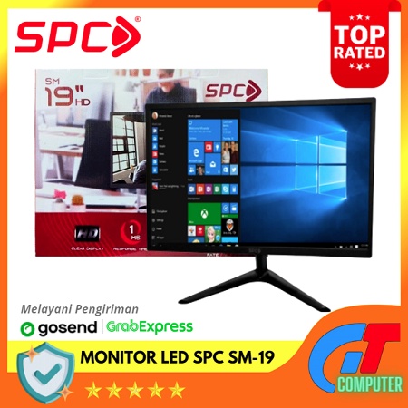 MONITOR LED SPC SM-19HD 19 Inch VGA HDMI Garansi Resmi