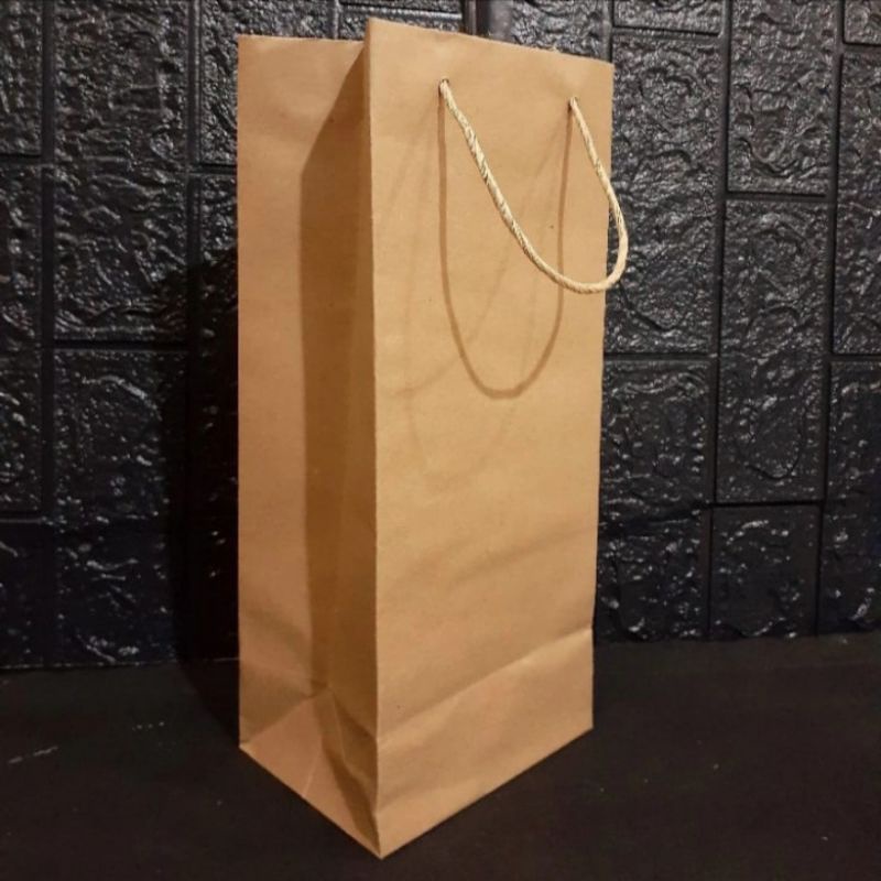 Jual Paper Bag Botol Untuk Botol Kapasitas L Jual Per Pack Isi Pcs Shopee Indonesia