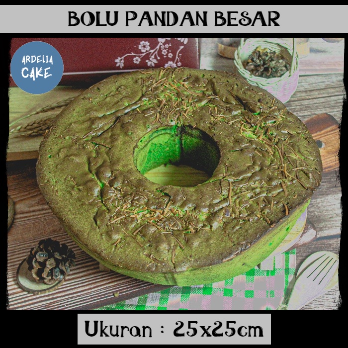 

Bolu Pandan 25x25cm / Cake Pandan PREMIUM