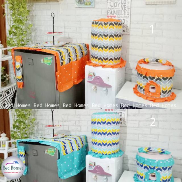 GKM busa 5mm Sarung Galon Tutup Kulkas Sarung Magicom Retro Colorful