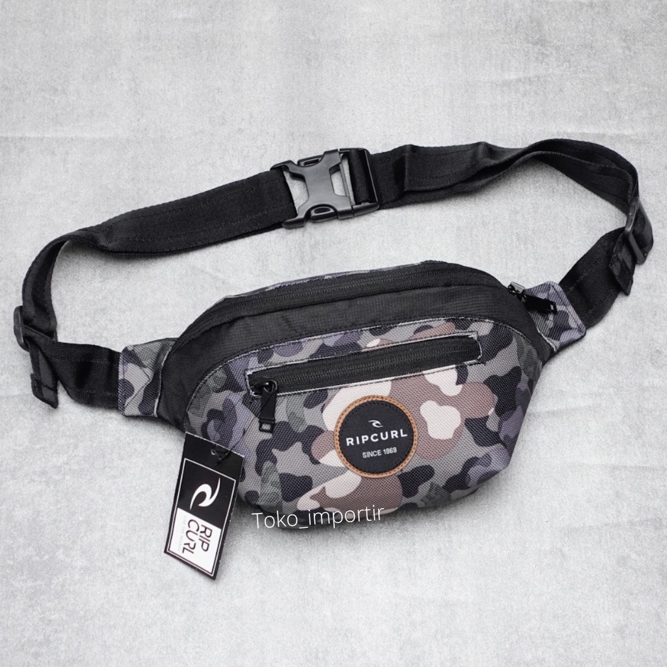 Waistbag Ripcurl Mirror Original Tas Pinggang Pria Waterproof