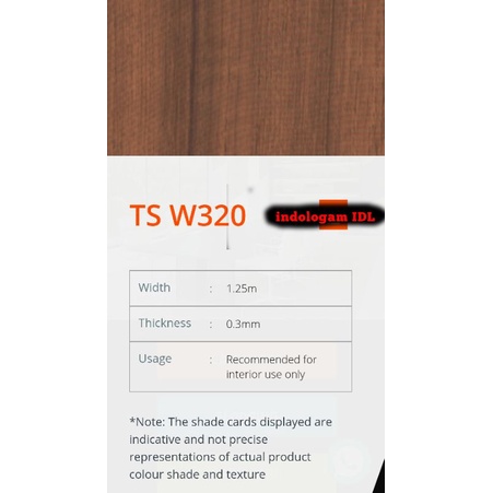 Taco sheet Dynamic pvc sheet decosheet khusus w320
