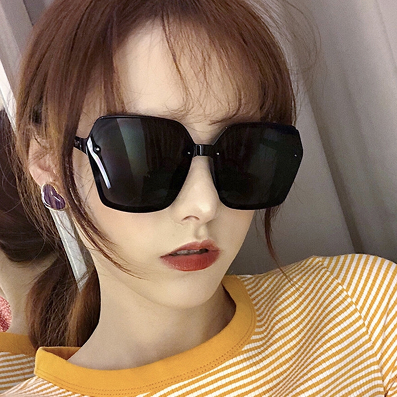 M nail square large frame Korean trend 2020 new temperament wild men and women sunglasses