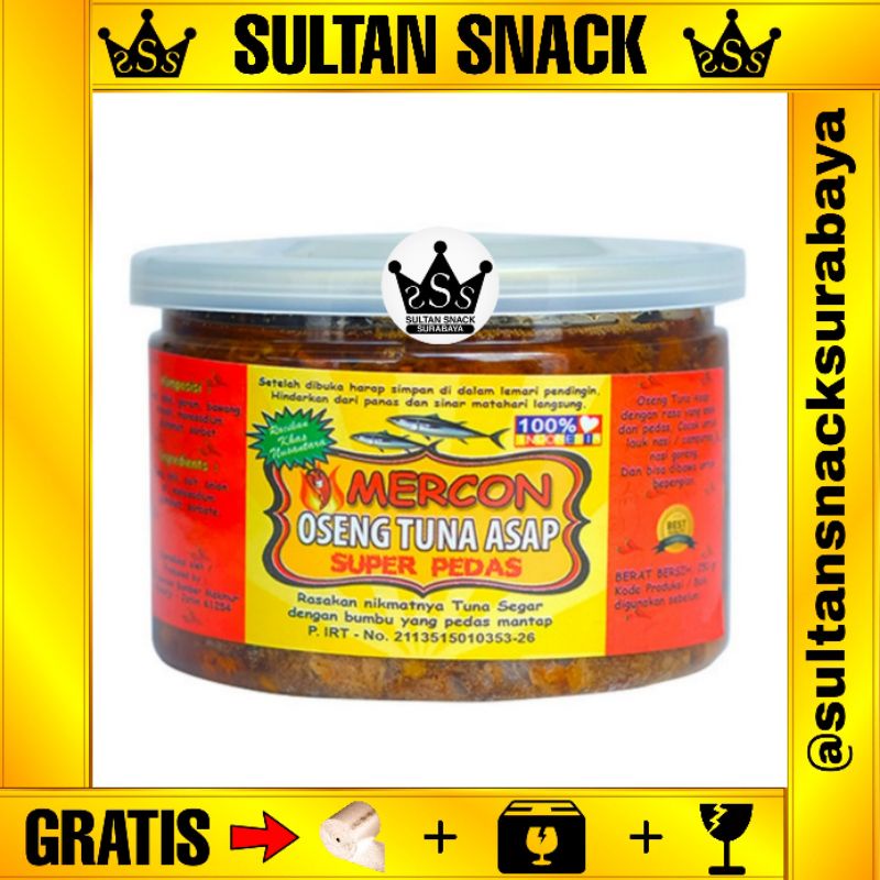 

SULTAN SNACK Oseng Ikan Tuna Asap Mercon