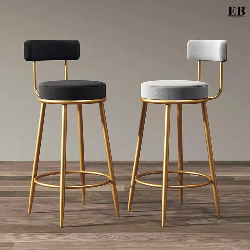 Kursi Bar Stool Besi / Modern Bar Stool Gold 75/8