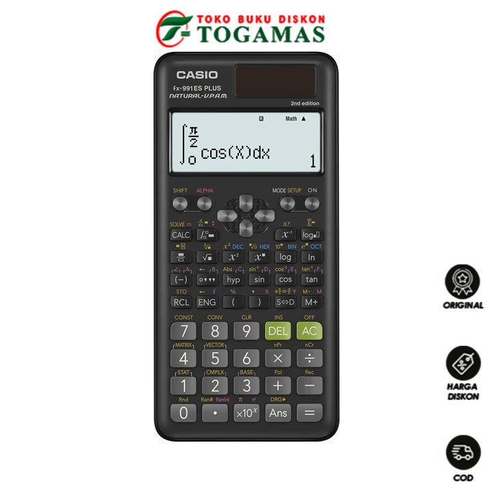 

BEST SELLER !! KALKULATOR CALCULATOR FX-82ES PLUS 2ND EDITION CASIO