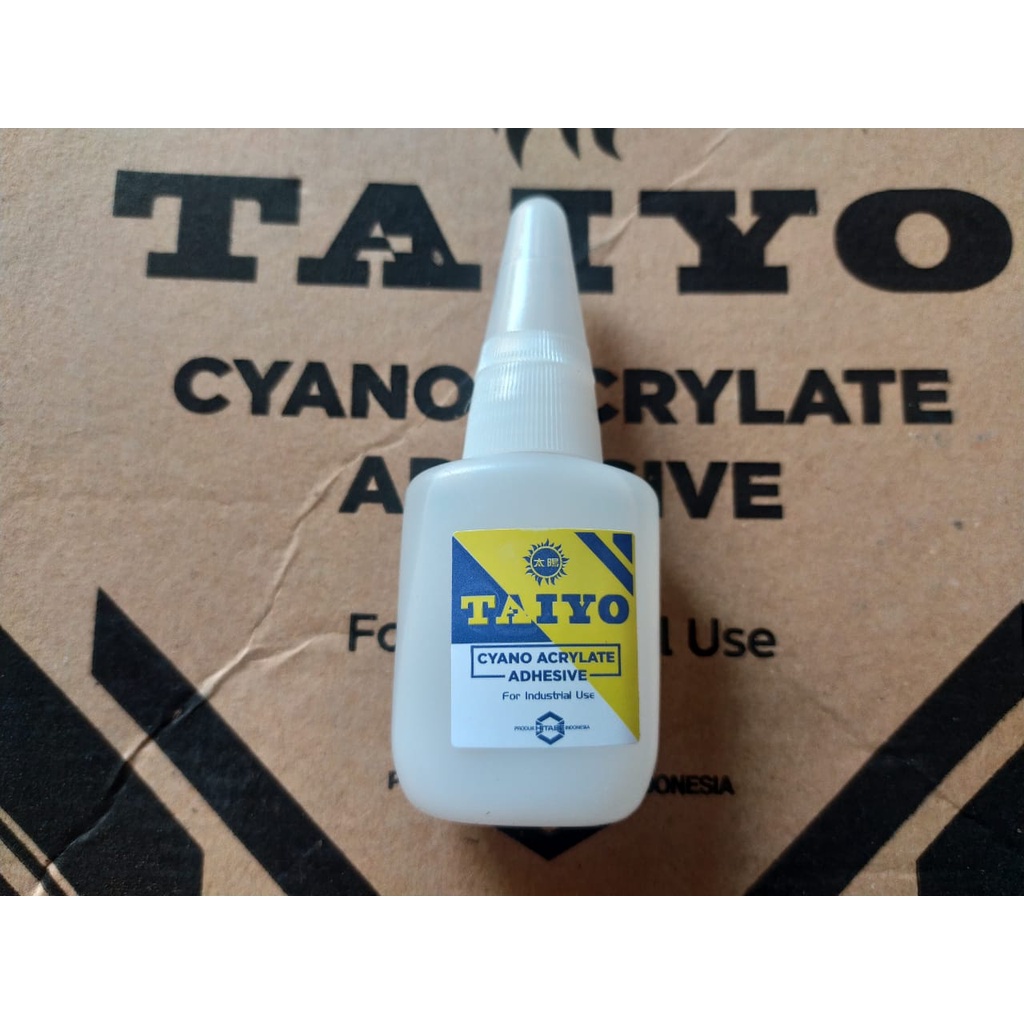 lem cyano taiyo jumbo biru besar lem serbaguna / box