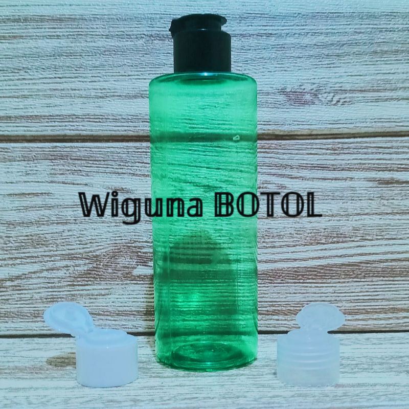 Botol Fliptop Jamur 250ml Hijau / Botol Rf 250ml Tutup Fliptop Jamur