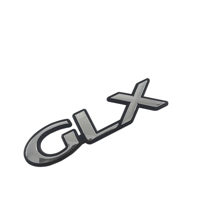 1x ABS GLX Letter Mobil Auto Rear Emblem Badge Sticker Decal Pengganti GLX