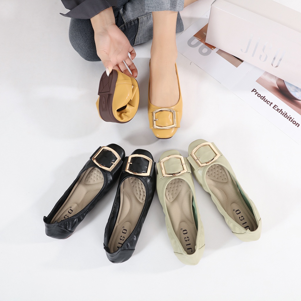 Jiso Daniella-26 Sepatu Flatshoes Wanita Premium