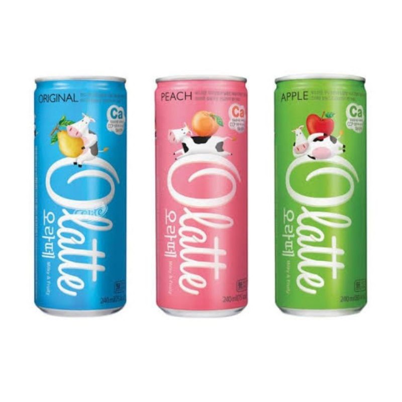 

OLATTE MILK DRINK MINUMAN KOREA/ MINUMAN SUSU RASA BUAH SEGAR 240mL