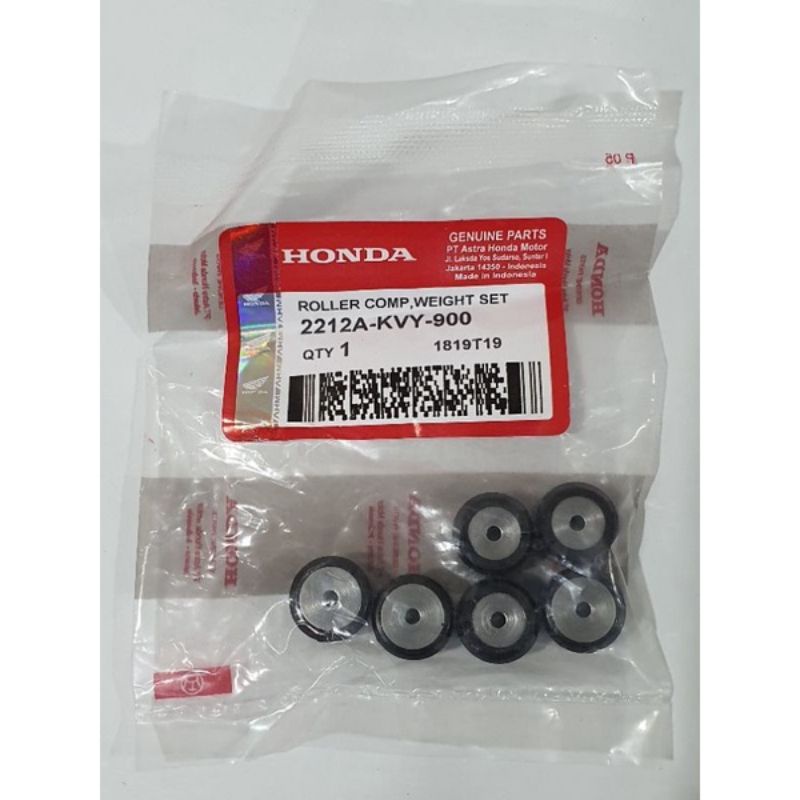 ROLLER 6PCS UNTUK MOTOR BEAT KARBU SCOOPY KARBU