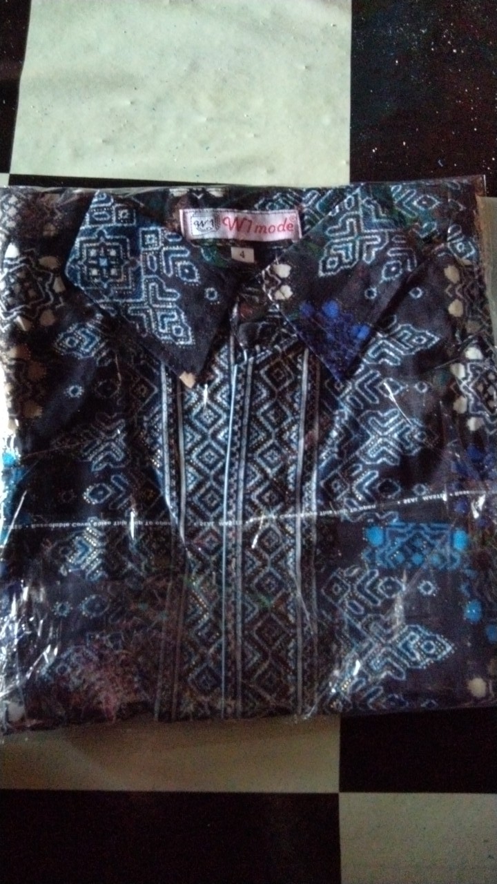 Part 2 Kemeja Batik Anak Lengan Pendek / Kemeja Anak Batik Lengan Pendek