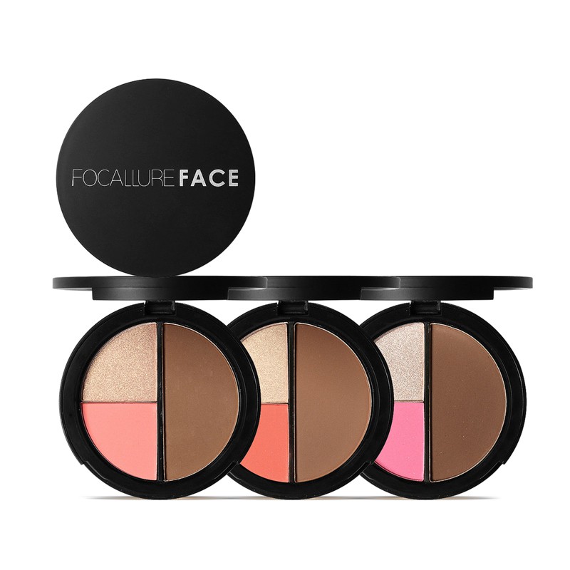 FA20 FOCALLURE Trio Blush Highlight &amp; Contour - BPOM